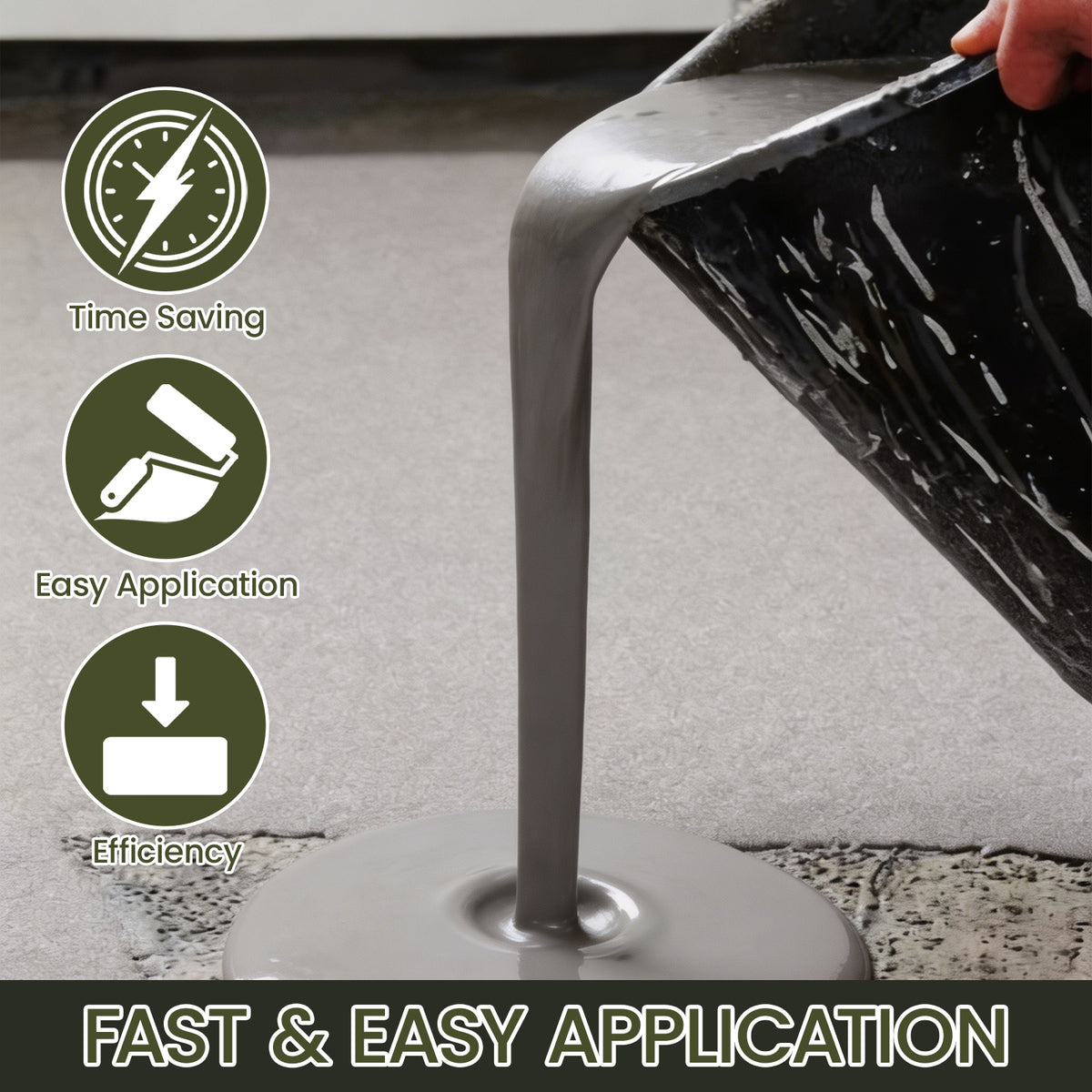 Epoxy Color Sand Self-Leveling Floor Paint | Marble & Terrazzo Effect | 20+ Colours