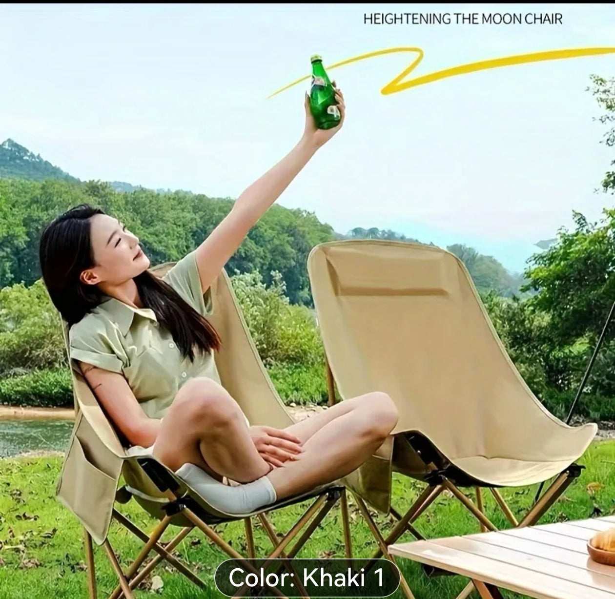 Outdoor Folding Bed & Reclining Chair | Camping Nap Lounger