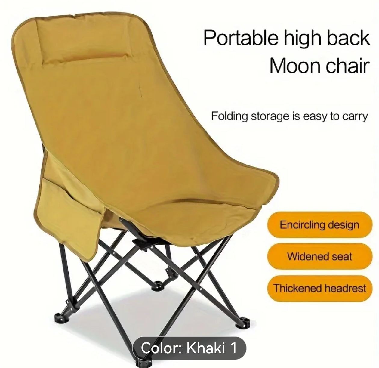 Outdoor Folding Bed & Reclining Chair | Camping Nap Lounger
