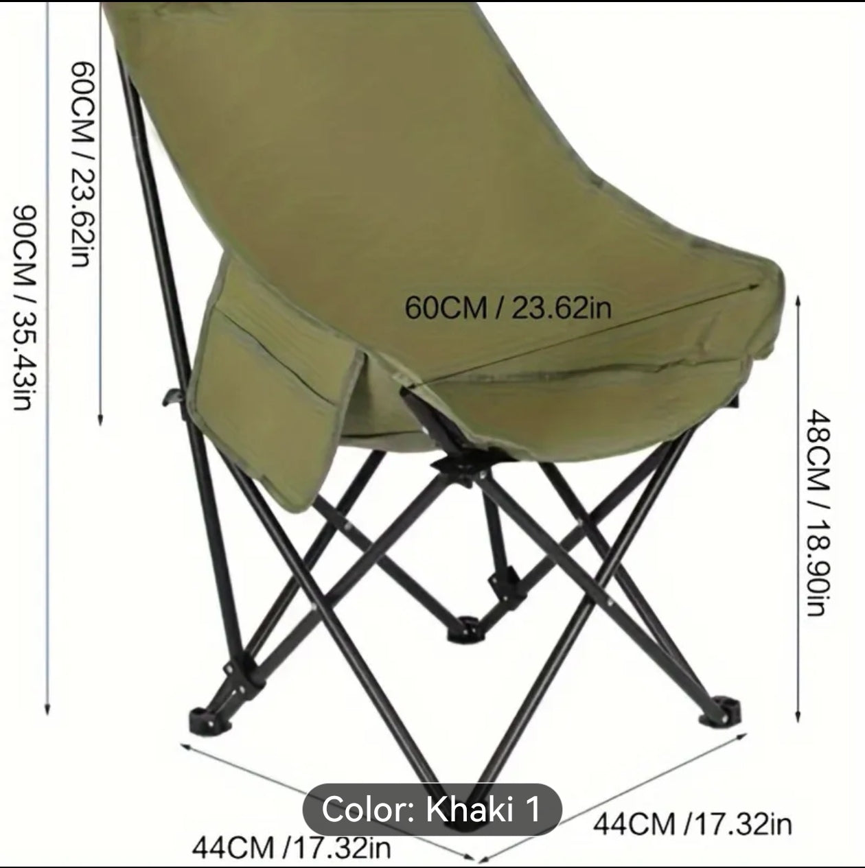 Outdoor Folding Bed & Reclining Chair | Camping Nap Lounger