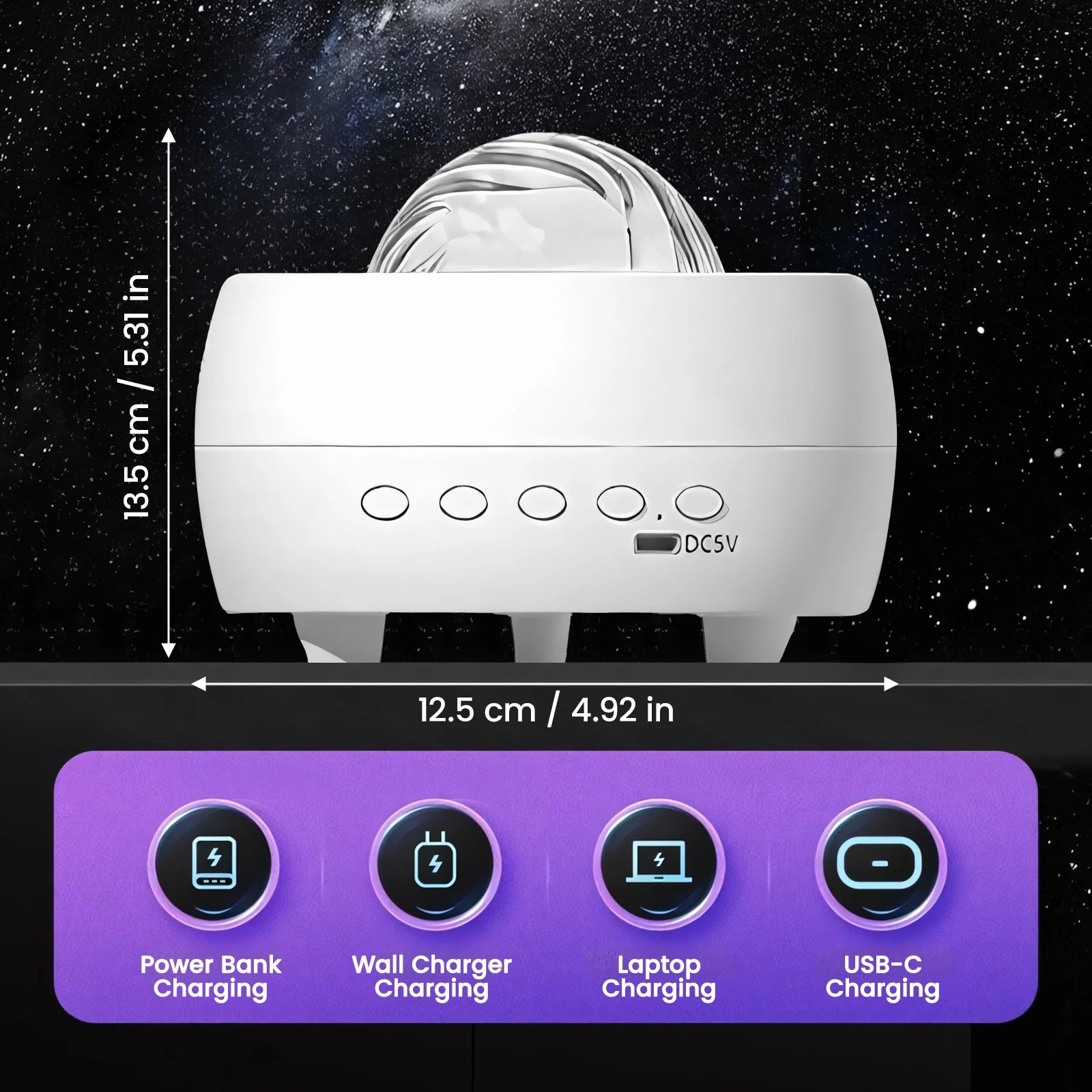 Galaxy Projector USB Charging