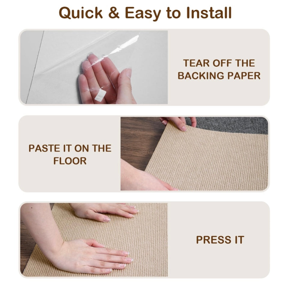 Modular Carpet Tiles 30x30cm | Anti-Slip Backing | Mix & Match Colours